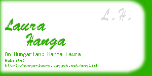 laura hanga business card